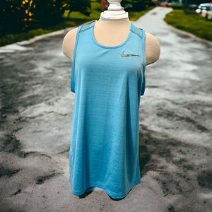 Nike Sporty Tank Relaxed Fit Scoop Neck DriFit Lg